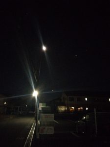真夜中に見えた大きな星1レフ 1