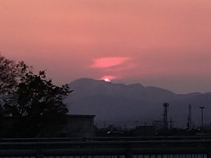 沈みゆく夕日3